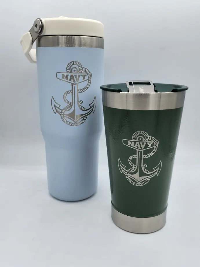 Precision Laser Engraving for Custom Metal Products Laser engraving machine etching design onto metal surfac