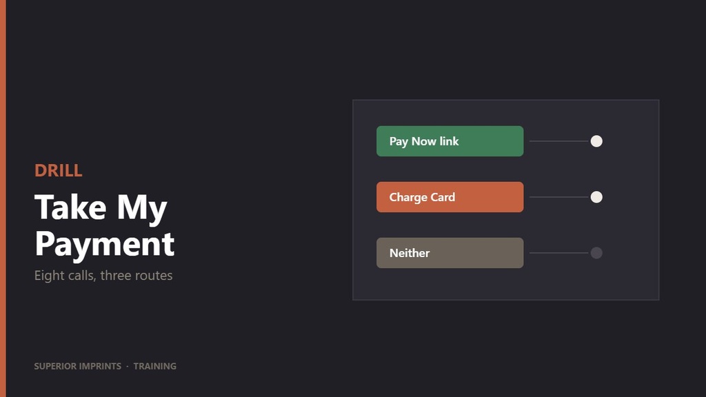 Drill · Take My Payment