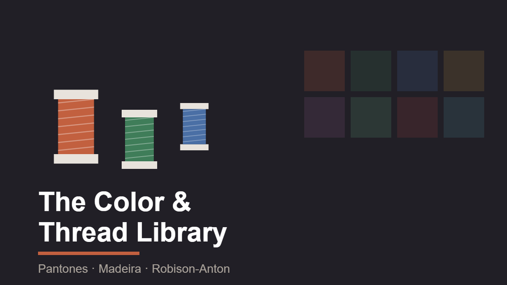 15 · The Color & Thread Library